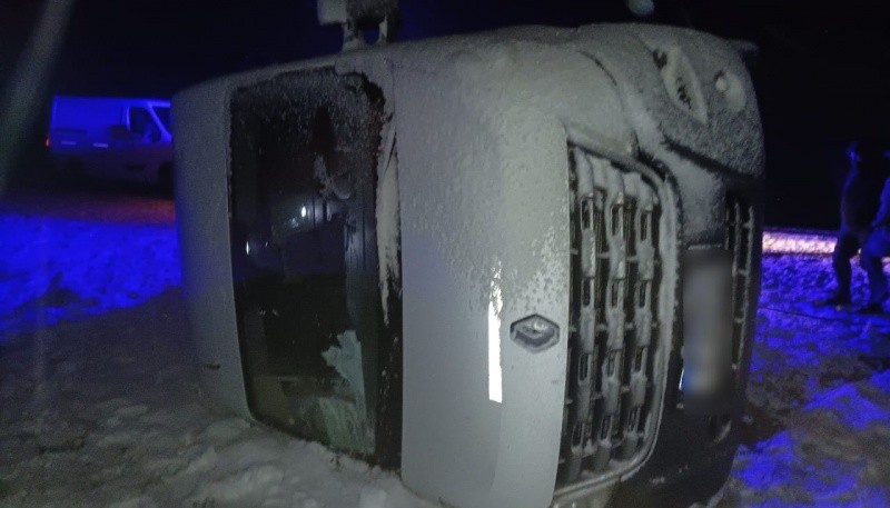 Un herido tras vuelco en Ruta Nacional N°3