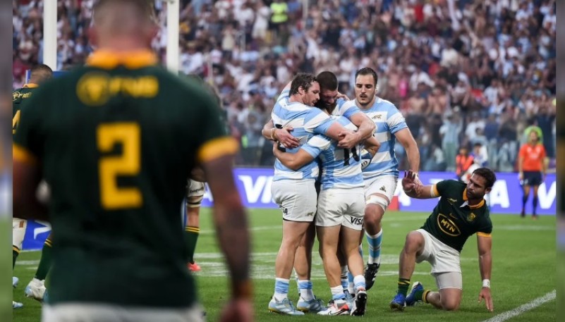 Los Pumas vencieron a Sudáfrica y sueñan con el título en el Rugby Championship