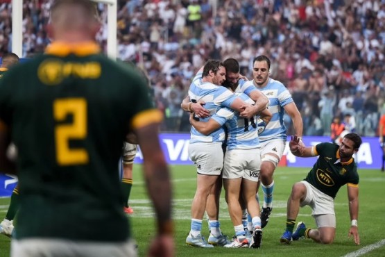 Los Pumas vencieron a Sudáfrica y sueñan con el título en el Rugby Championship