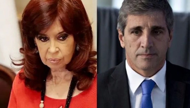 Tenso cruce entre Cristina Kirchner y Luis Caputo: 