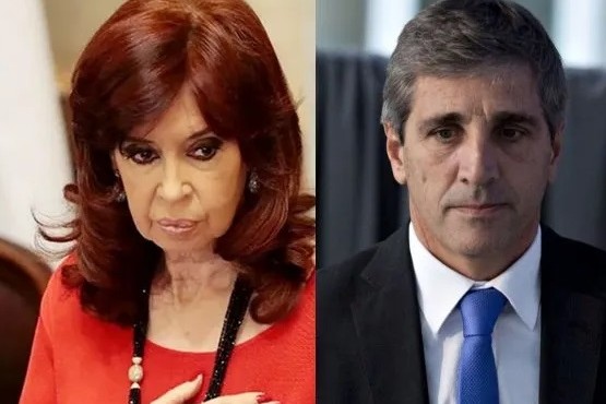 Tenso cruce entre Cristina Kirchner y Luis Caputo: 