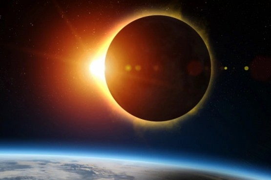 Cada vez falta menos para que se genere un anillo de fuego por el eclipse solar anular. Foto: Agencia Noticias Argentinas / Archivo