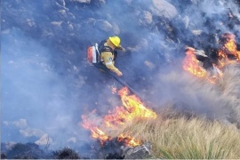 Incendios: imputaron a un hombre por agredir a bomberos