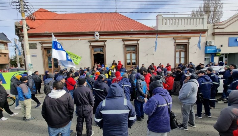 UOCRA en la Municipalidad de Río gallegos 