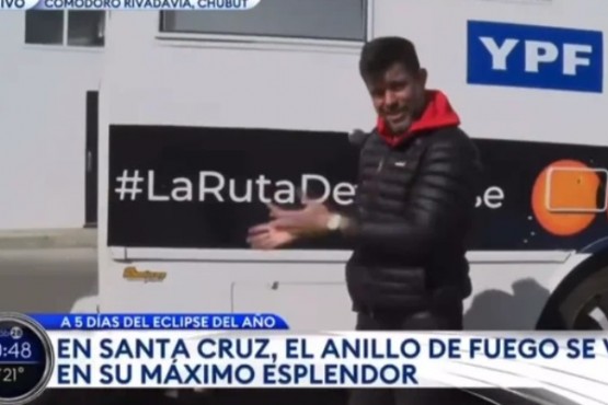 José Bianco y su percance en Comodoro Rivadavia durante La Ruta Del Eclipse