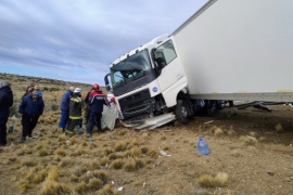 Un camionero lesionado por descompensación