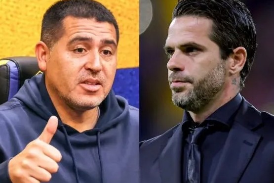 Riquelme hace trascender la llegada de Gago a Boca pero el DT lo desmiente