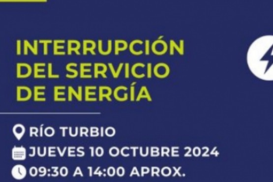 Interrupción del servicio de energía en Rio Turbio