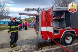 Se realizó un simulacro de Evacuación en Julia Dufour