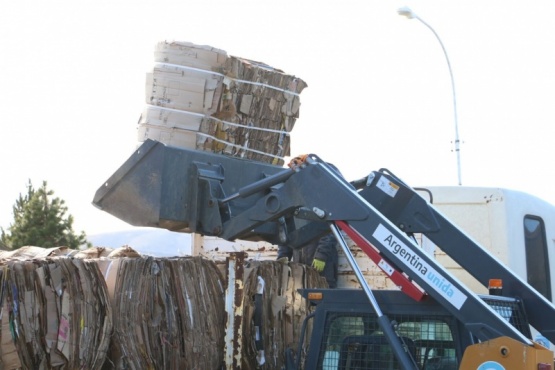 Río Turbio avanza con la recolección diferenciada de cartón y plásticos