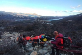 Rescatan a turista lesionada en sendero al Fitz Roy