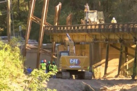 El derrumbe de un puente dejó tres muertos y cuatro heridos en Mississippi