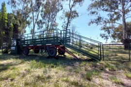 Se presentó un nuevo bañadero móvil para fortalecer la sanidad ovina en la meseta