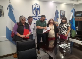 La UCR Caleta Olivia se reunió con el intendente Carrizo