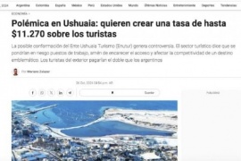 Proyecto de creación en Ushuaia de una tasa a los turistas toma alcance nacional