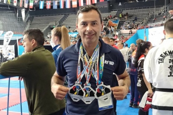 Efectivo de Prefectura se consagró subcampeón en el Mundial de Taekwon-do