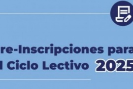 8 de Noviembre: Comenzarán las pre-inscripciones para el Ciclo Lectivo 2025 en Santa Cruz