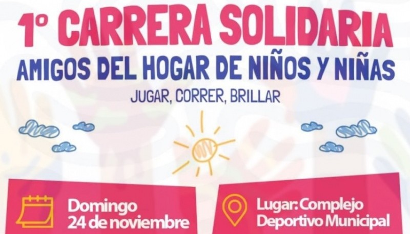 Carrera Solidaria a beneficio del Hogar de Niños de Caleta Olivia