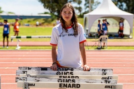 La atleta de Chubut que marcó el record en los 80m llanos y sueña con los Juegos Olímpicos