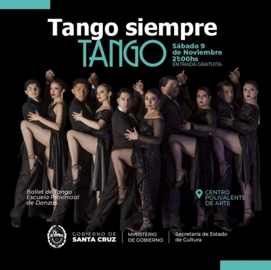 Este viernes, 'Tango Siempre Tango' en el Polivalente de Arte