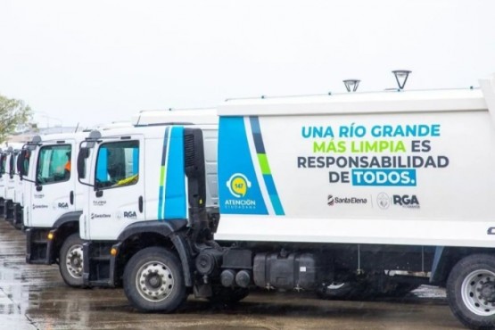 Municipio de Río Grande presentó nueva flota de camiones