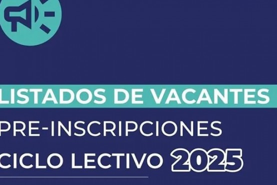 Difundieron las Vacantes disponibles, pero no se habilitó la pre-inscripción