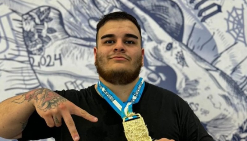 Valentín Darían se consagró campeón nacional de Jiu Jitsu