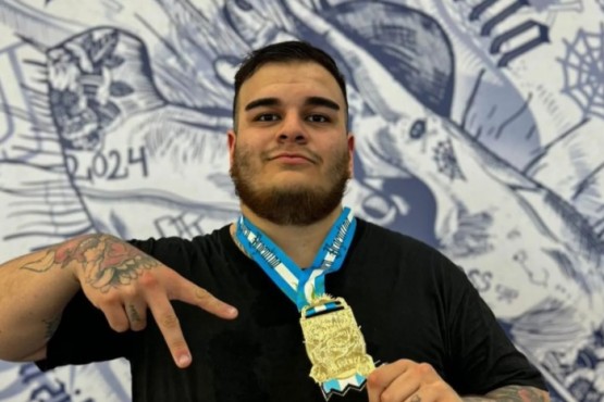 Valentín Darían se consagró campeón nacional de Jiu Jitsu