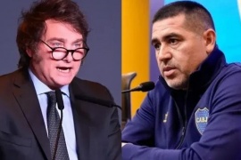 Milei volvió a apuntar contra Riquelme: "Su gestión en Boca es un desastre"