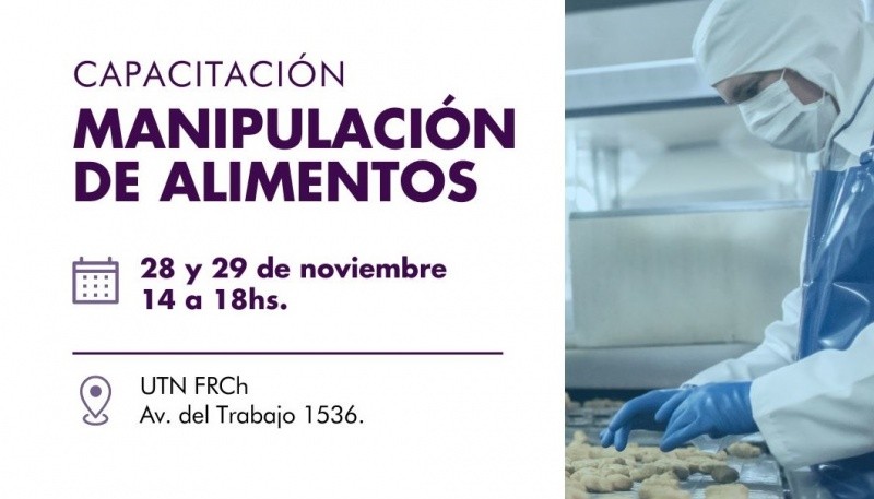 Último curso del año en manipulación de alimentos en UTN Chubut