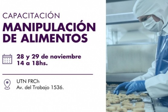 Último curso del año en manipulación de alimentos en UTN Chubut