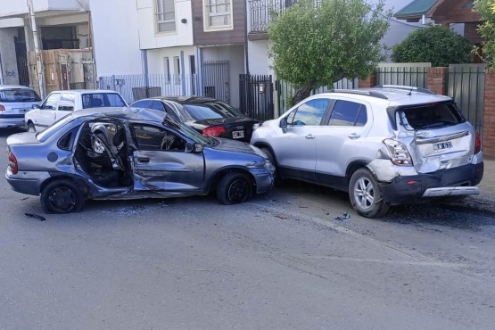 Choque Av. San Martín y Gobernador Moyano 