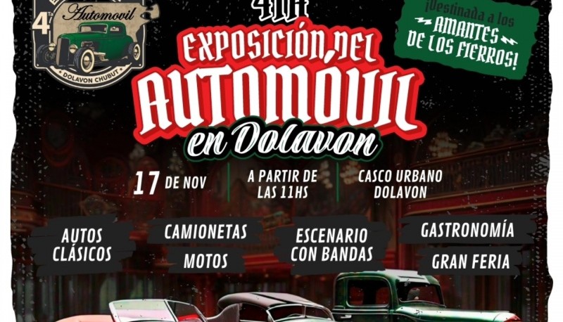 Gran exposición del automóvil y carrera flúo en el corazón del valle