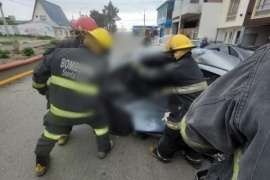 Incidente vehicular dejó cinco menores heridos