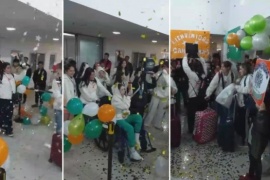 Gran recibimiento a la Escuela de Baile Camagüey tras su exitoso paso por el ALL Dance Argentina