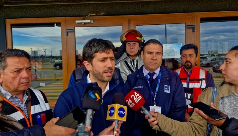 Aterrizaje de emergencia en Punta Arenas