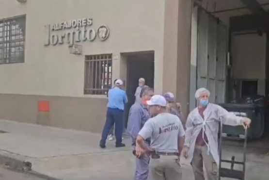 Se incendió la fábrica de alfajores Jorgito