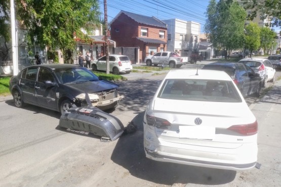 Cuádruple choque en el centro de Río Gallegos 