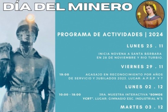 La Cuenca celebra el Día del Minero con un completo programa de actividades