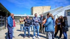 Vuoto inspeccionó obra en la planta municipal de faena