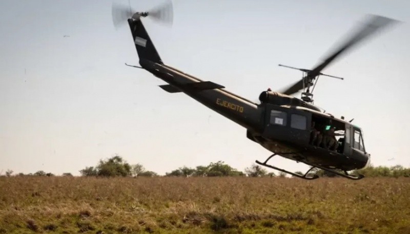 Cayó un helicóptero con cinco soldados pero solo sufrieron heridas leves