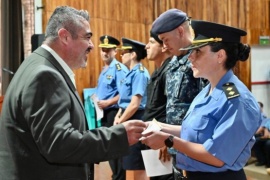 La Policía del Chubut realizó el acto de ascensos de Oficiales