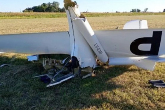 una avioneta se estrelló y murió el piloto