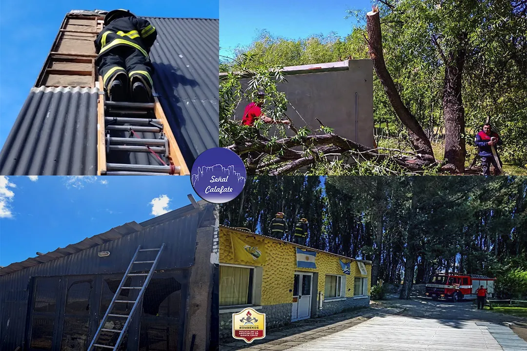 Varias emergencias por los fuertes vientos