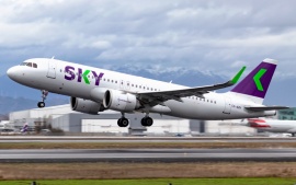 Avión de SKY rumbo a Santiago tuvo que regresar a El Calafate