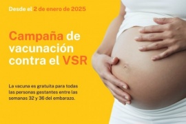 Chubut realizará nueva Campaña de Vacunación de embarazadas para proteger a sus bebés de la Bronquiolitis y la Neumonía