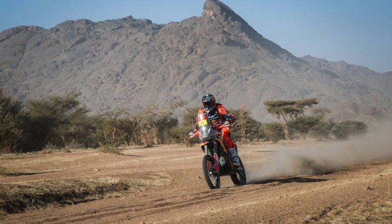 El australiano voló también en este segundo día. (Foto: Rally Dakar)