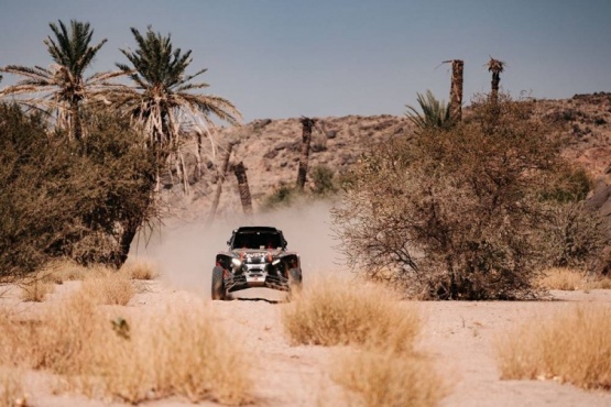 El binomio cordobés en acción. (Foto: Rally Dakar)