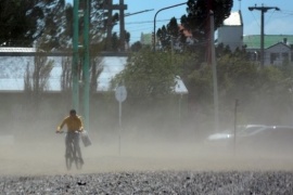 Comenzó a aumentar el viento en Río Gallegos