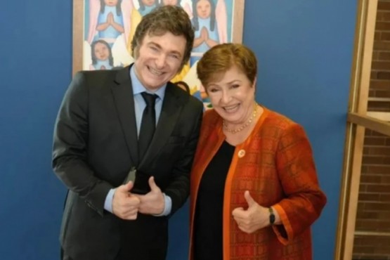 Reunión clave de Milei y Georgieva antes de la asunción de Trump